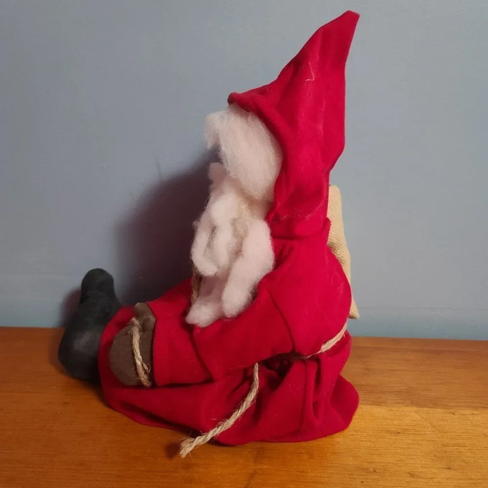 Vintage Handmade Santa Christmas doll 1990 18 Inch - Picture 3 of 7